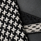 Sac - KUMIHIMO, sac d'affaires,Sac en PC,noir et argent,Ryukobo, Tokyo Japon, artisanat traditionnel, souvenir, cadeau