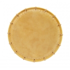 Tambour Jibyoshi-daiko, au corps marron et doré